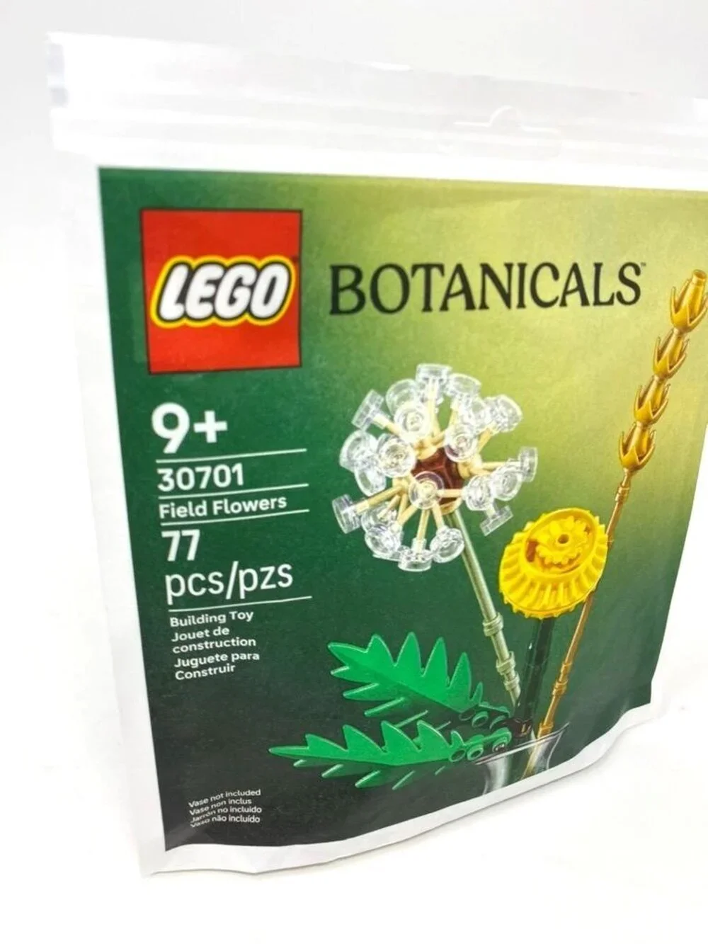 LEGO Botanicals Field Flowers Building Kit 30701 Creativity 77 Pcs Ages 9+